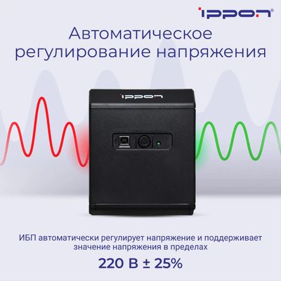 ИБП Ippon Back Comfo Pro II 1050, 1050ВA [1189991] – купить в Ситилинк ...