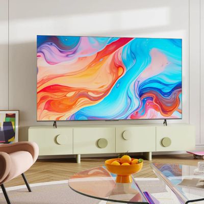 75" Телевизор TCL 75V6B, 4K Ultra HD, черный, СМАРТ ТВ, Google TV ...