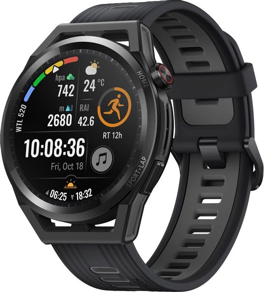 Смарт-часы Huawei Watch GT Runner-B19S,  46мм,  1.43",  черный/черный [55028109]