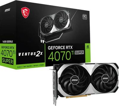 Видеокарта MSI NVIDIA GeForce RTX 4070TI Super RTX 4070 Ti SUPER