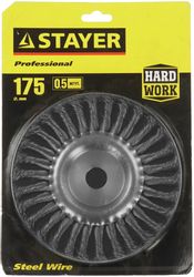 Щетка дисковая Stayer 35120-175, 175мм, по металлу