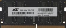 Изображение товара Оперативная память DDR4 16ГБ 3200МГц SO-DIMM AGI SD138 для ноутбуков
