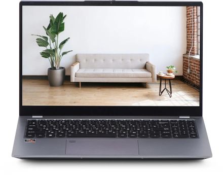 Ноутбук AZERTY Memoir RBA-4500, 15.6", IPS, AMD Ryzen 7 6800H 3.2ГГц, 8-ядерный, 16ГБ DDR5, 512ГБ SSD,  AMD Radeon  680M, Windows 11 Pro,  серый [120-1014]