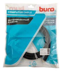 Кабель-переходник аудио-видео Buro v. 1.2, DisplayPort (m) - HDMI (m), ver 1.2, ver 2.0, 5м