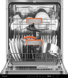 Встраиваемая посудомоечная машина WEISSGAUFF BDW 6025 D Infolight, антрацит