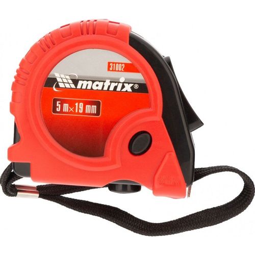 Рулетка MATRIX Rubber, 5м [31002 ]