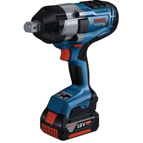 Ударный гайковерт Bosch GDS 18V-1050, 5Ач, с двумя аккумуляторами [06019j8522]