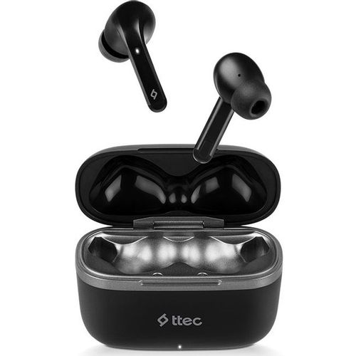 Наушники TTEC AirBeat, Bluetooth, внутриканальные, черный [2km138s]