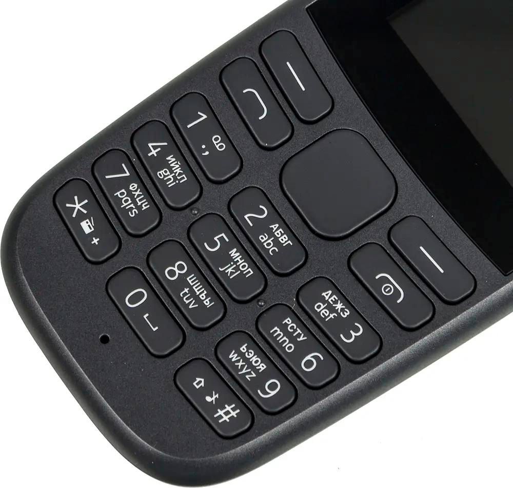 Сотовый телефон Nokia 105 SS TA-1203, черный – купить в Ситилинк | 1174282