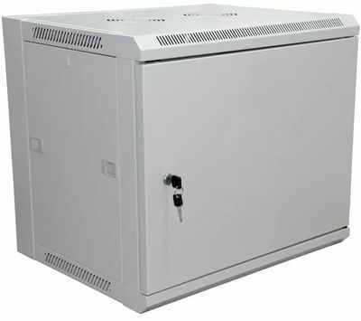 Шкаф коммутационный REXANT 04-2210 настенный, металлическая передняя ...