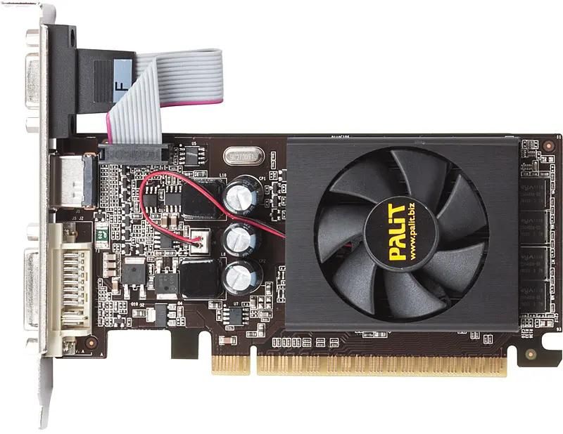Palit NVIDIA GeForce GT 520 2 DDR3 Low Profile oem neat5200hd46 119xf bulk 622054