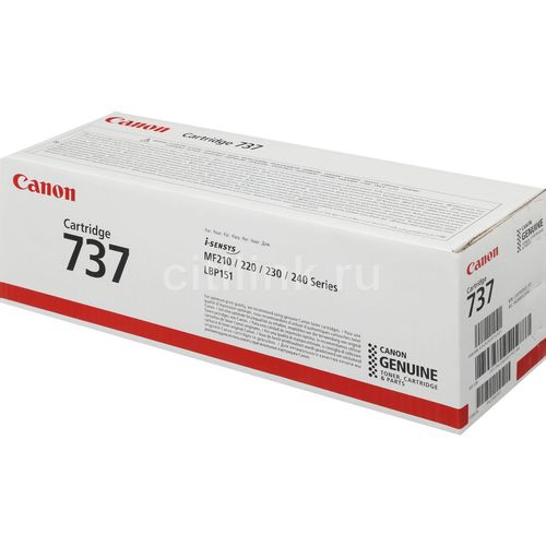 Картридж Canon 737, черный / 9435B002