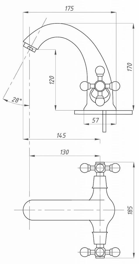Аксессуары для смеситель для раковины (умывальника) PROFSAN-PSM ...