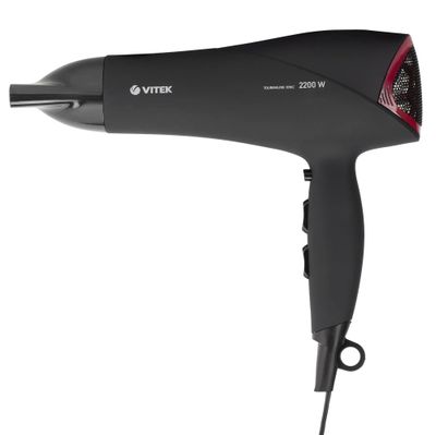 Фен Vitek VT-8208, 2200Вт, черный – купить в Ситилинк | 2035964
