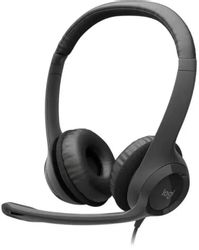 Гарнитура Logitech H390, проводные, черный