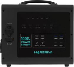 Электростанция портативная Marsriva MP10 25600mAh 10A QC/PD 6xUSB солн.бат. темно-серый