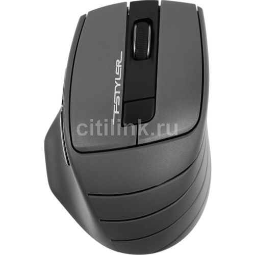 Мышь беспроводная A4TECH Fstyler FG30, радио, оптическая, USB, 2000dpi, серый [fg30 grey]