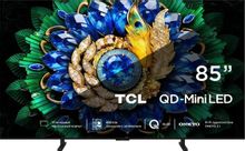 Изображение товара 85" Телевизор TCL 85A400M Slim QLED, 4K Ultra HD, СМАРТ ТВ, Google TV, черный Изображение товара 85" Телевизор TCL 85A400M Slim QLED, 4K Ultra HD, СМАРТ ТВ, Google TV, черный
