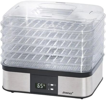 Сушилка для овощей и фруктов STEBA ED 5, нержавеющая сталь, 5 поддонов