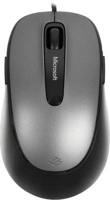 Мышь Microsoft Comfort 4500, оптическая, проводная, USB, серый и черный [4fd-00024]