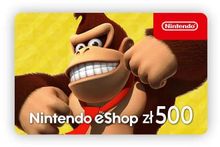 Изображение товара Пополнение Nintendo eShop 500 zl Польша карта для региона Польша