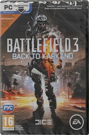 Игра PC Battlefield 3 Back to Karkand (код загрузки) rus 32293