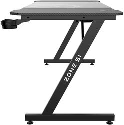 Стол игровой ZONE 51 Trine 160x70, ЛДСП, черный