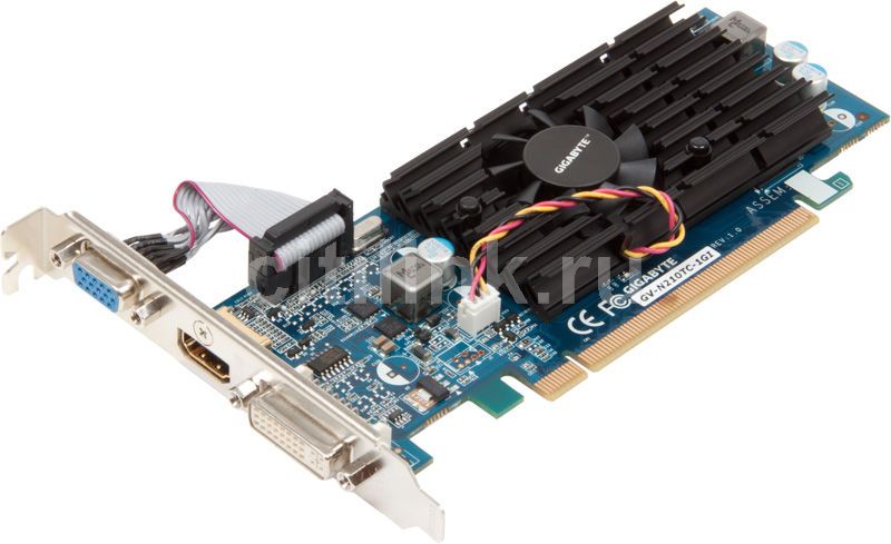 Отзывы на Видеокарта GIGABYTE NVIDIA GeForce 210 512МБ DDR3, Low ...