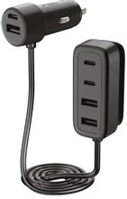 Изображение товара Автомобильное зарядное устройство TTEC 2CKP06S 3xUSB-A 3xUSB-C 90Вт черное