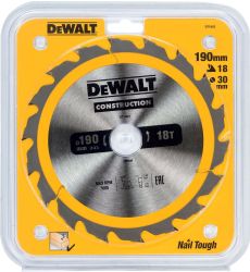 Пильный диск DeWALT DT1943-QZ, 190мм, по дереву