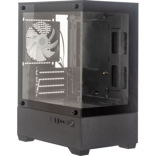 Корпус mATX Accord ACC-ZCU2B, Mini-Tower, без БП, черный