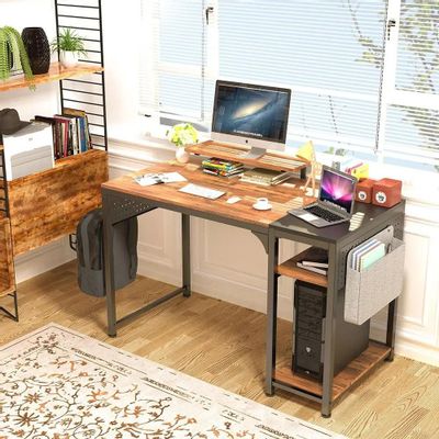 デスク デスク Стол компьютерный EUREKA ZX-SS120B-RBB, ЛДСП, коричневый