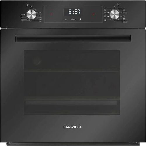 Духовой шкаф электрический Darina 0V5 BDE 112 708 B1, 65л, дверца с 3 стеклами, черный/стекло черное