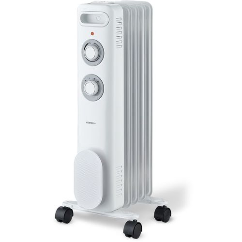 Масляный радиатор CENTEK CT-6230-5, 1000Вт, 5 секций, 3 режима, белый [ct-6230-5 white]