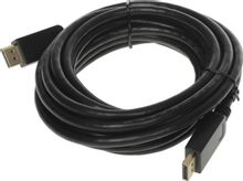 Изображение товара Кабель DisplayPort 1.2v 5м GOLD черный для высококачественной передачи сигнала