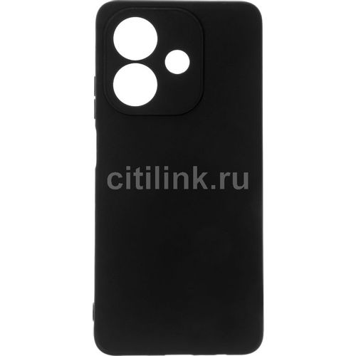 Чехол (клип-кейс) BORASCO Silicone Case, для Oppo A3, черный [73741]