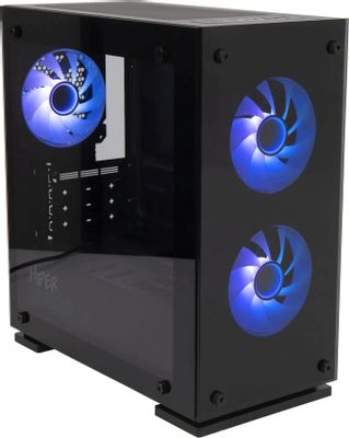 Обзор товара корпус mATX HIPER M65, Mini-Tower, без БП, черный (1808801 ...