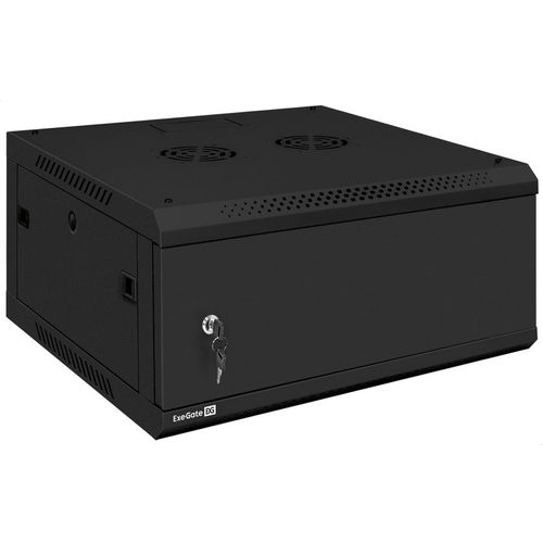 Шкаф коммутационный EXEGATE EC-WM-4U.600.M EX300264RUS настенный, металлическая передняя дверь, 4U, 600x280x600 мм