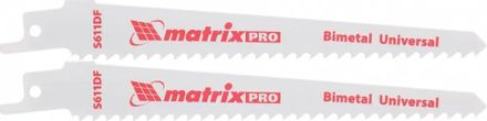 Набор пилок MATRIX 782004, универсальные, 125мм, 4.3 мм, 2шт