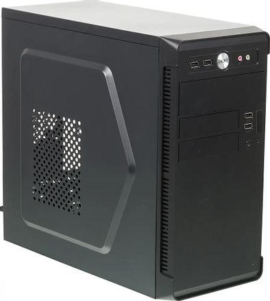 Корпус mATX Accord ACC-B022, Mini-Tower, без БП, черный