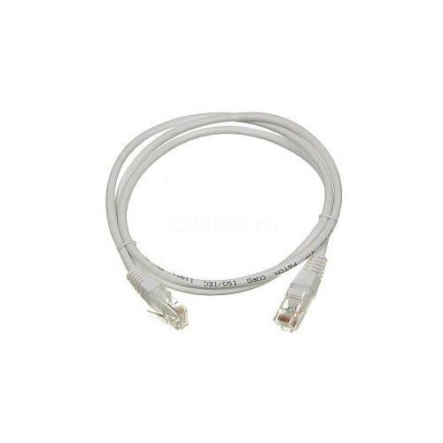 Патч-корд LanMaster вилка RJ-45, вилка RJ-45, кат.5E, ПВХ, 0.5м, серый [twt-45-45-0.5/s-gy]