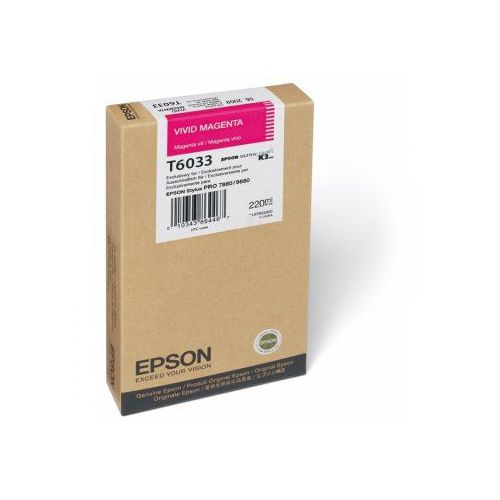 Картридж Epson T6033, пурпурный / C13T603300