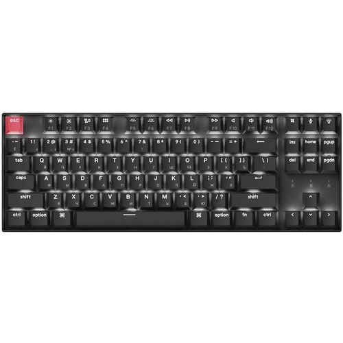 Клавиатура KEYCHRON K8X-A1Z-RU, беспроводная, USB, Bluetooth/Радиоканал, механическая, черный