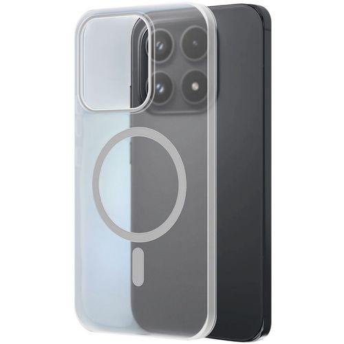 Чехол (клип-кейс) BORASCO Ice Magnet Case, для Xiaomi 17, прозрачный матовый [76496]