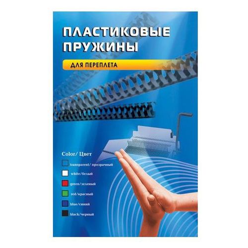 Пружина пластиковая Office Kit BP2040, 14мм, 91 — 110 листов, A4, 100, черный