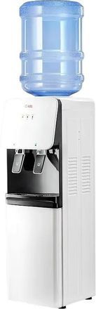 Кулер AEL LC-85C, напольный, компрессорный, push - кран, белый/черный [399]