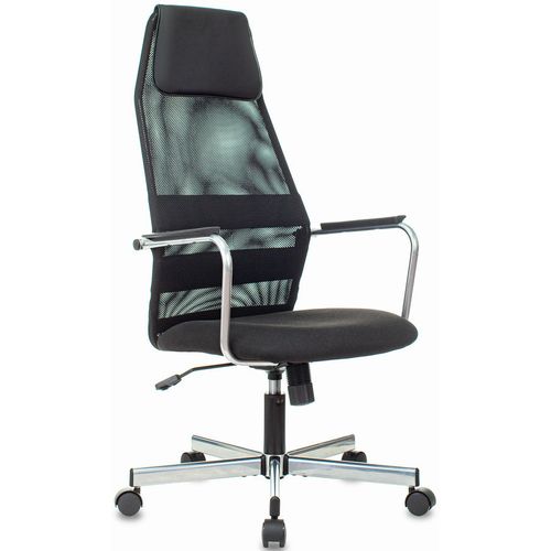 Кресло Бюрократ Kb-5M/Sl, сетка/ткань, до 120кг, черный