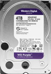 4ТБ Жесткий диск WD Purple WD43PURZ, SATA III, 3.5