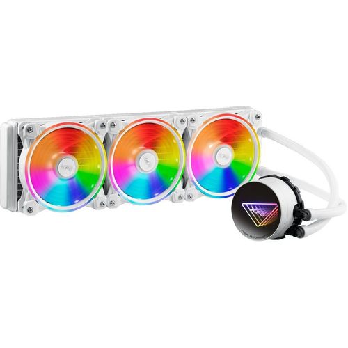 Система водяного охлаждения XPG LevanteX360-WHCWW, 4-pin, ARGB, 120мм, белый, retail