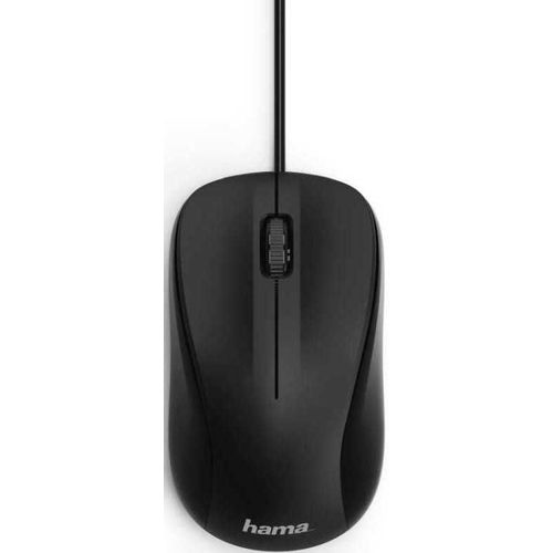 Мышь проводная HAMA MC-300, оптическая, USB, 1200dpi, черный [00182606]